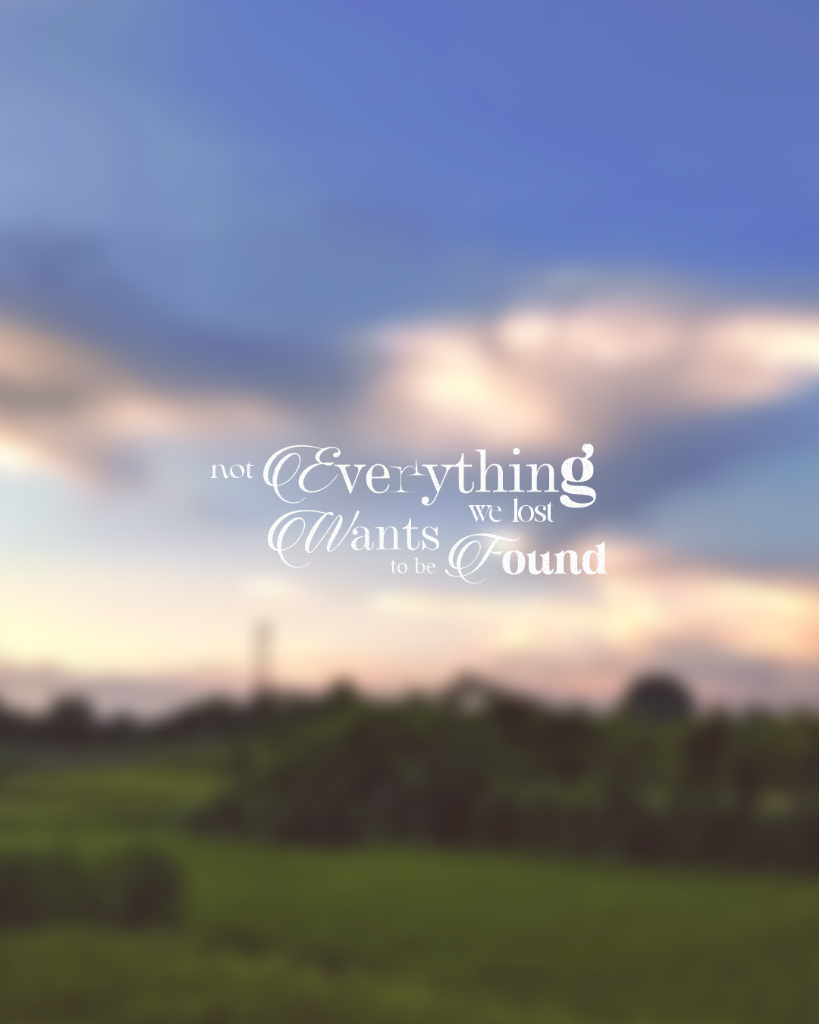 Not everything we lost - View 1